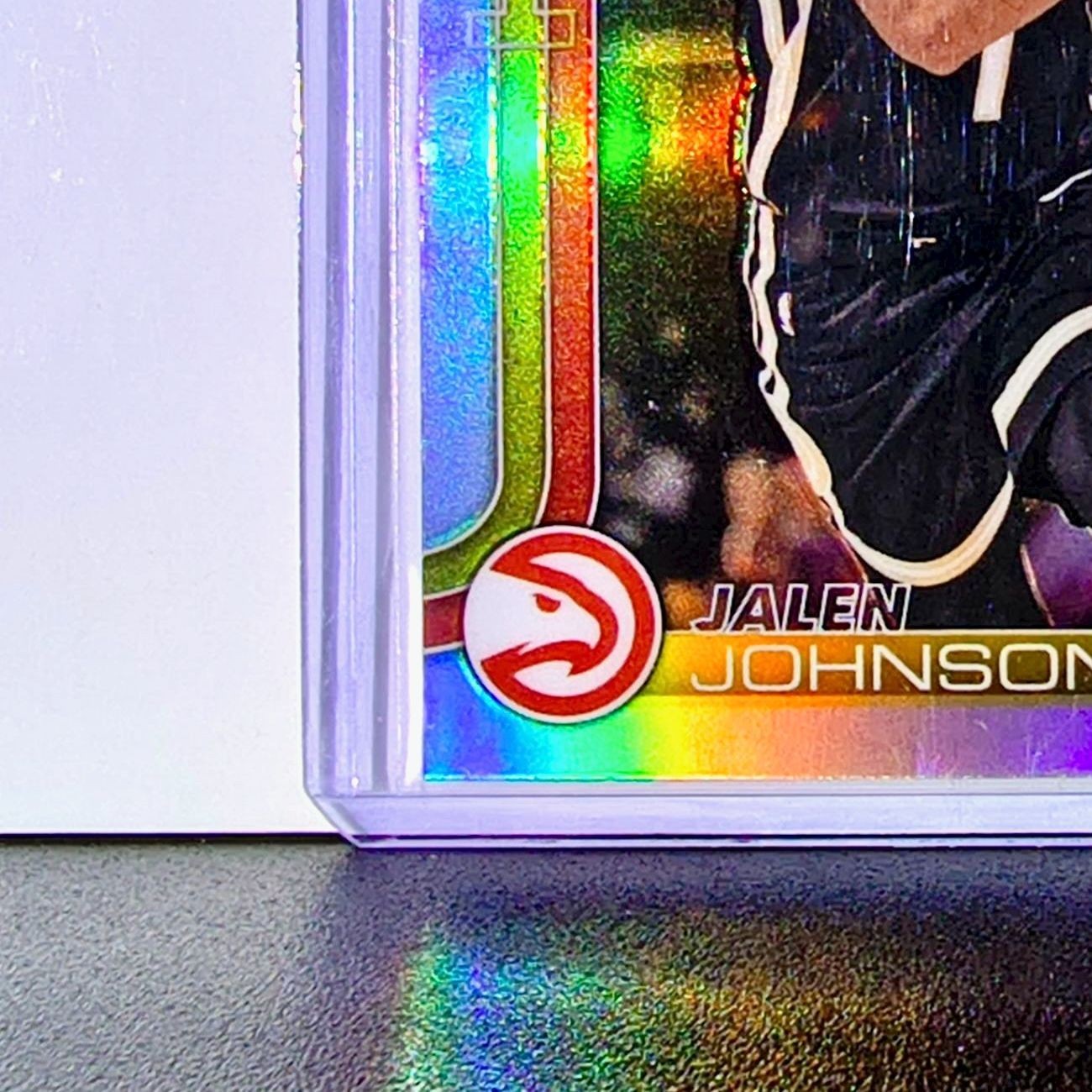 Jalen Johnson 2025-26 NBA Topps Chrome Update Refractor #49 Card Atlanta Hawks