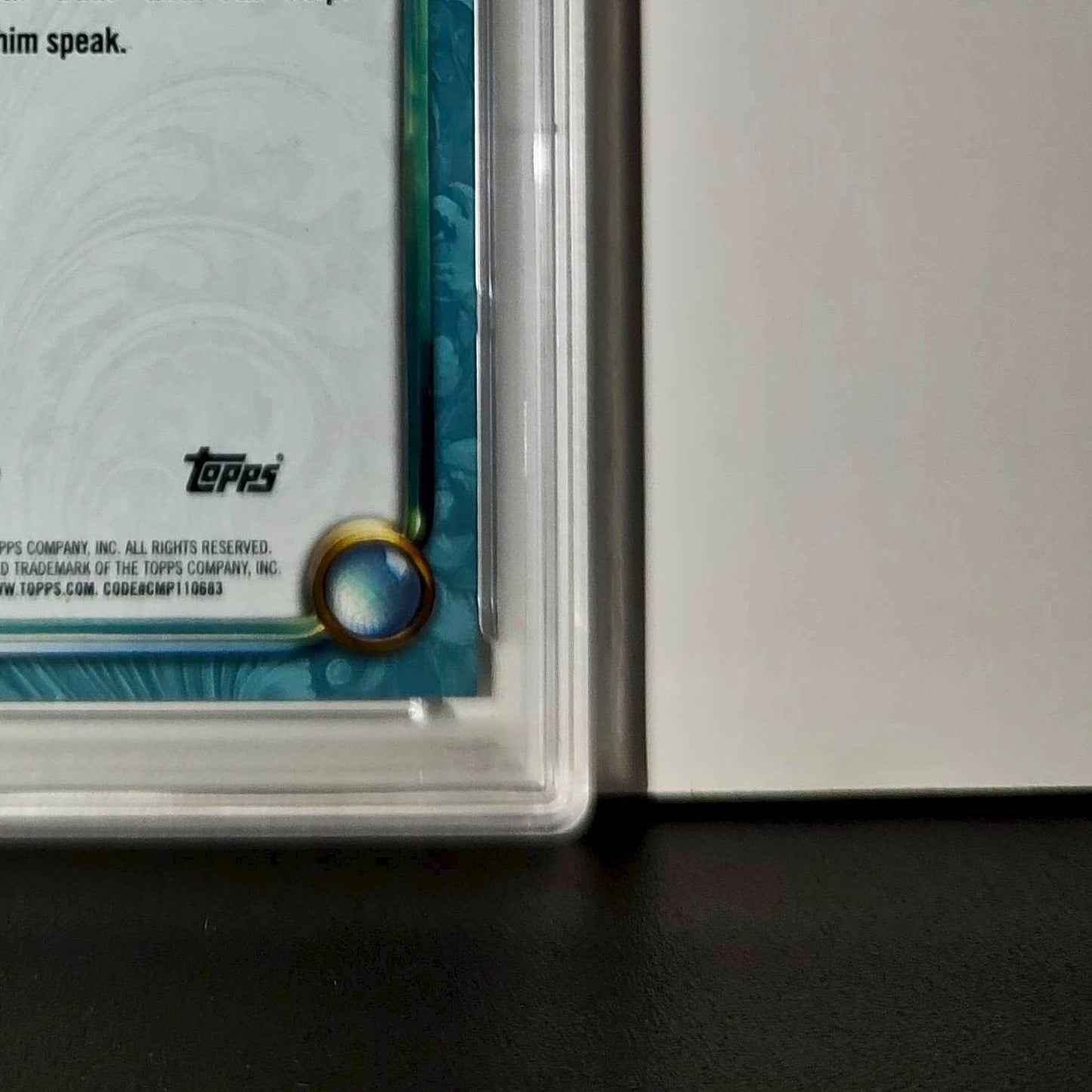 Valentino 2025 Topps Disney Wonder #150 Diamond Card Wish PSA 9