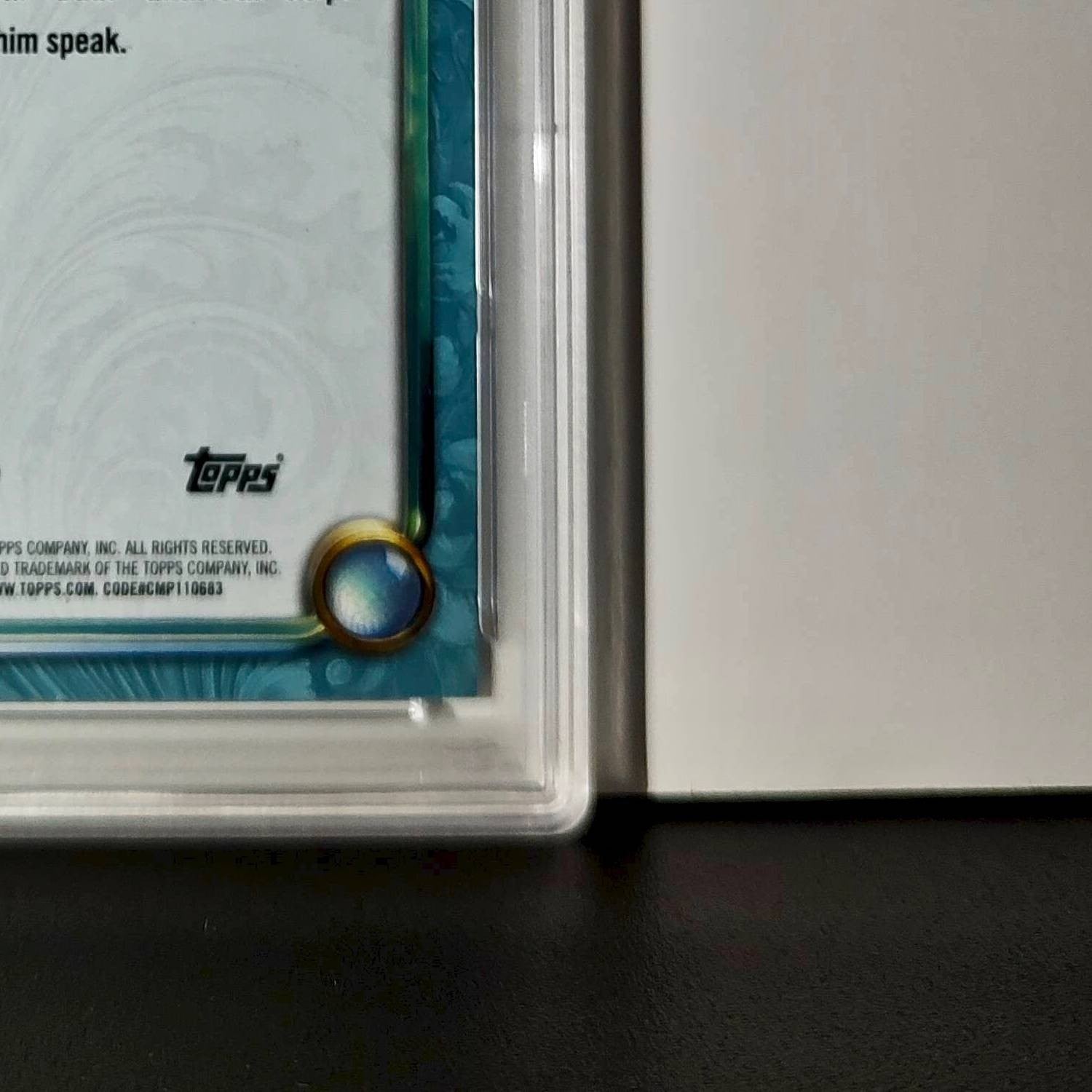 Valentino 2025 Topps Disney Wonder #150 Diamond Card Wish PSA 9