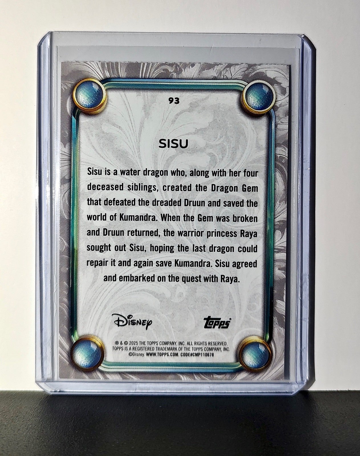 Sisu 2025 Topps Disney Wonder #93 Card Raya and the Last Dragon