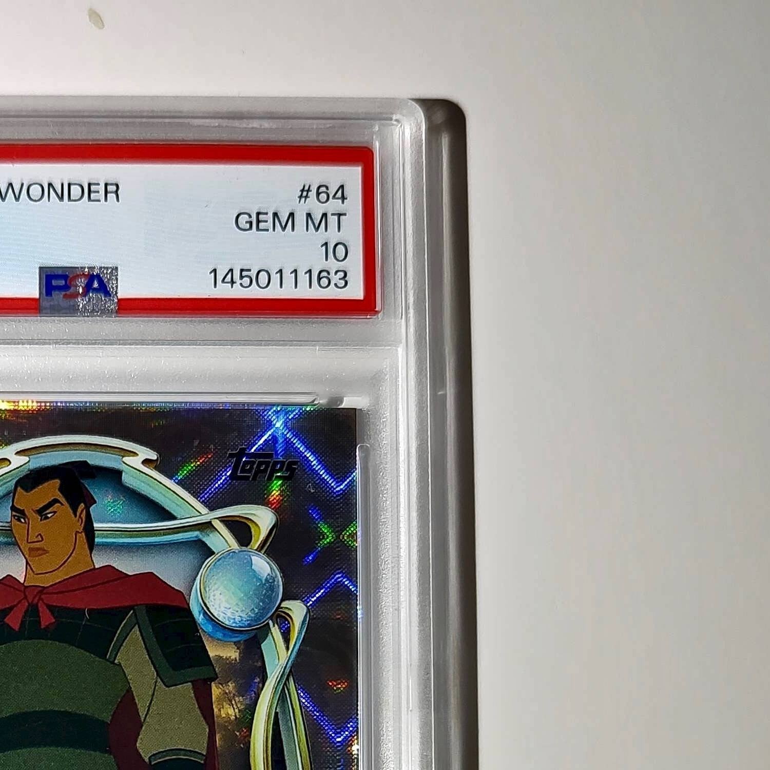 Li Shang 2025 Topps Disney Wonder #64 Winter Variant Card Mulan PSA 10