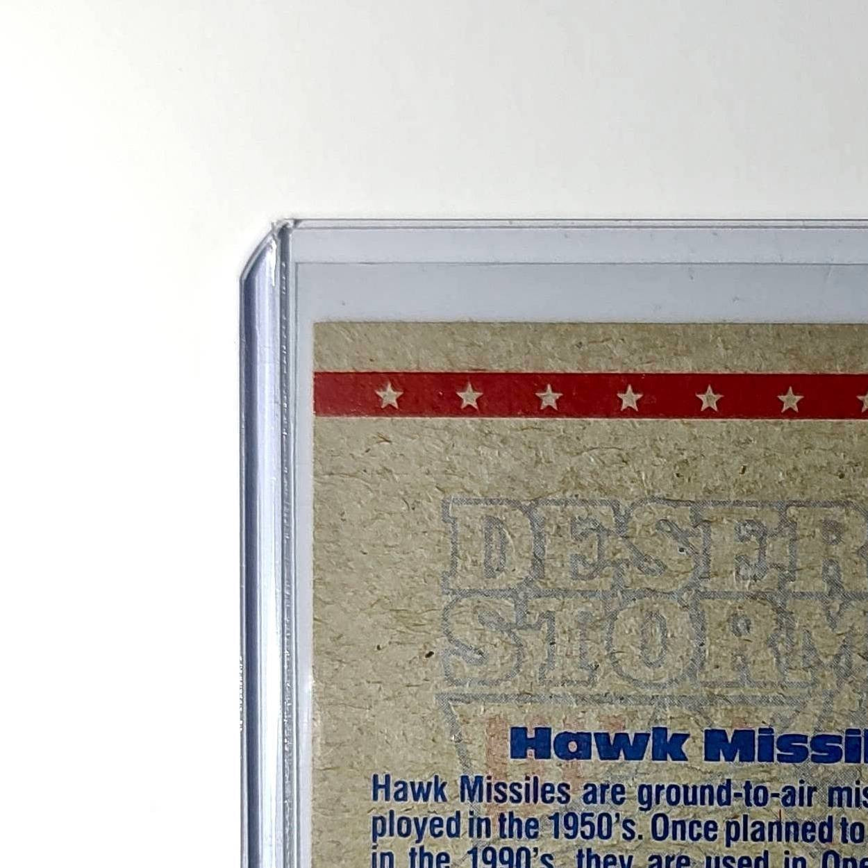 Hawk Missile 1991 Topps Desert Storm #52 Card