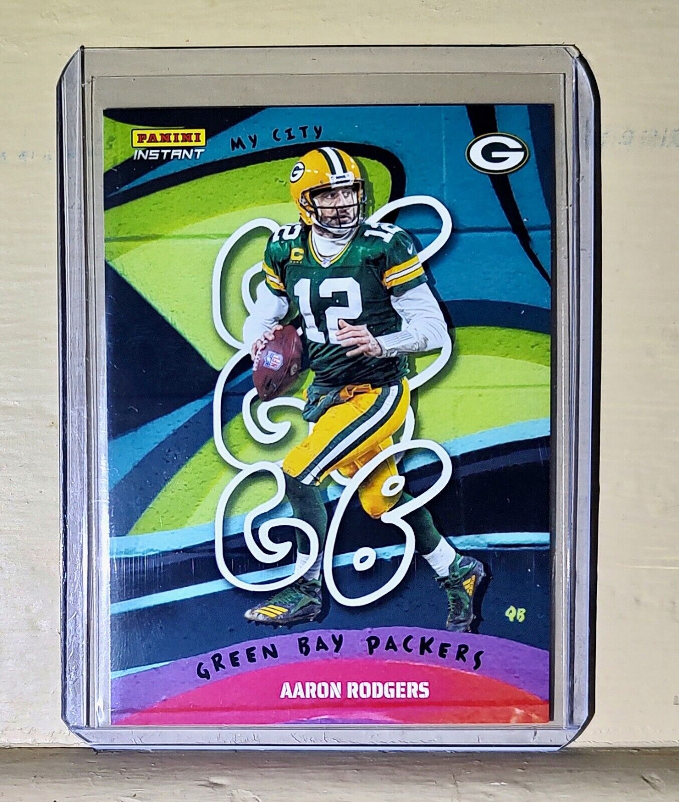 Aaron Rodgers 2022 Panini NFL MyCity #12 Football Card 1/1860