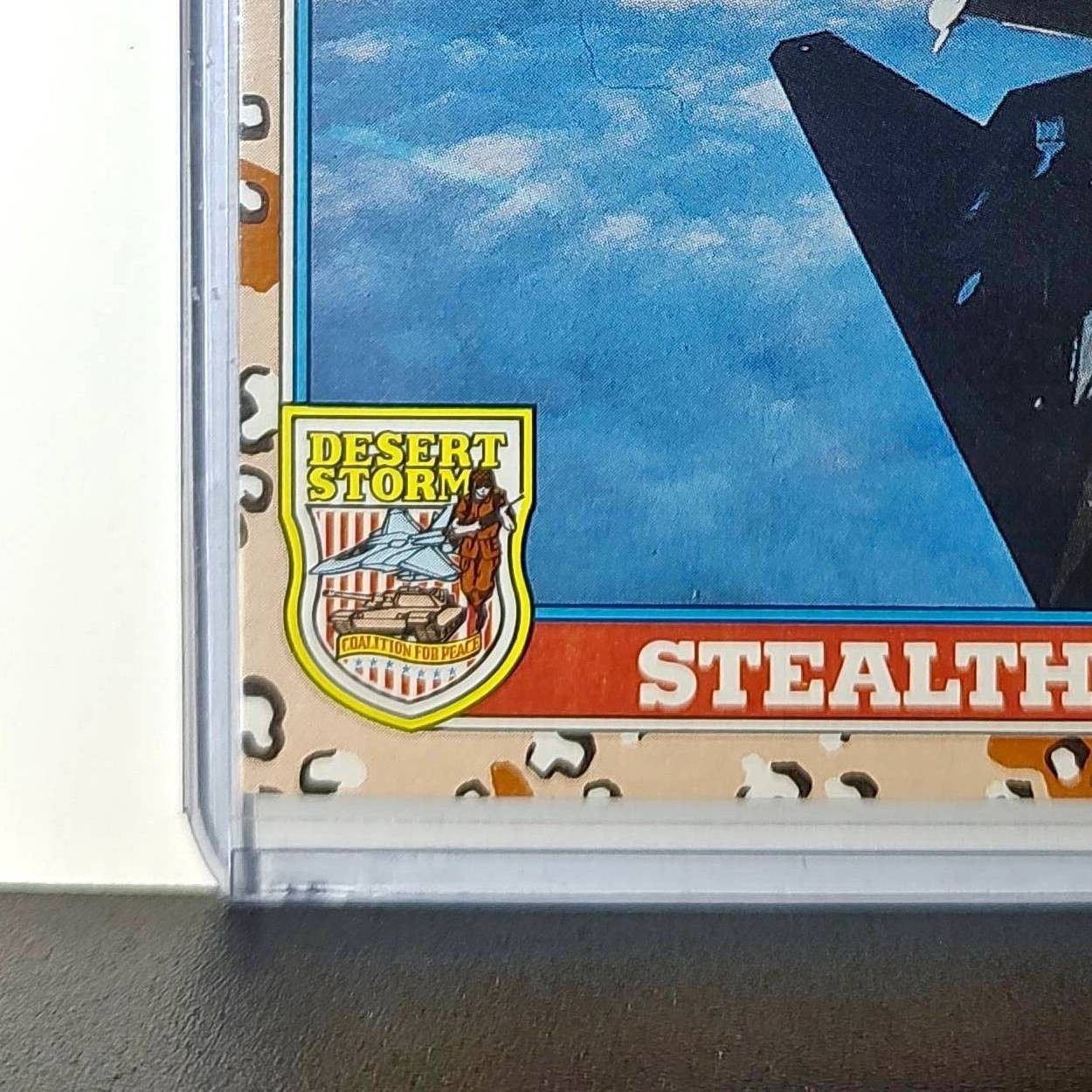 F-117A Stealth Fighter 1991 Topps Desert Storm #119 Card