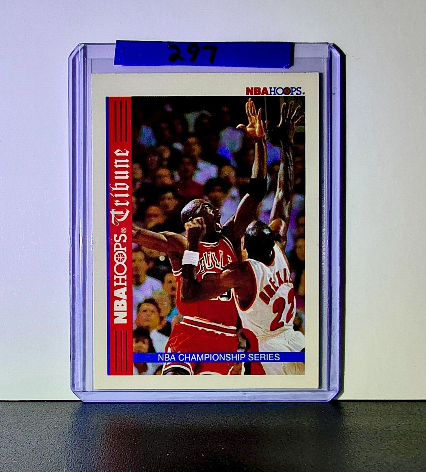 Michael Jordan 1992-93 NBA Hoops Tribune #TR1 Basketball Card Chicago Bulls