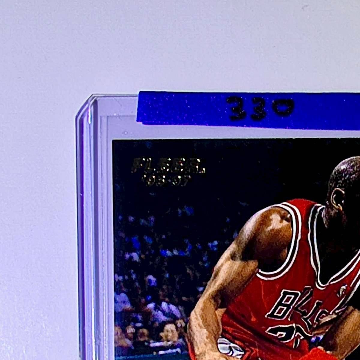 Michael Jordan 1996-97 Fleer #13 Basketball Card Chicago Bulls