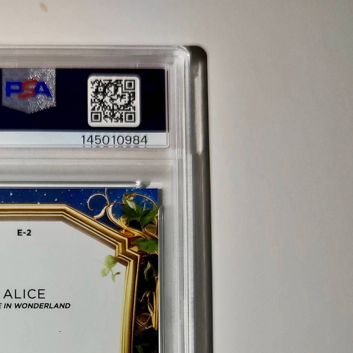 Alice 2025 Topps Enchantments Disney Wonder #E-2 Card Alice in Wonderland PSA 8