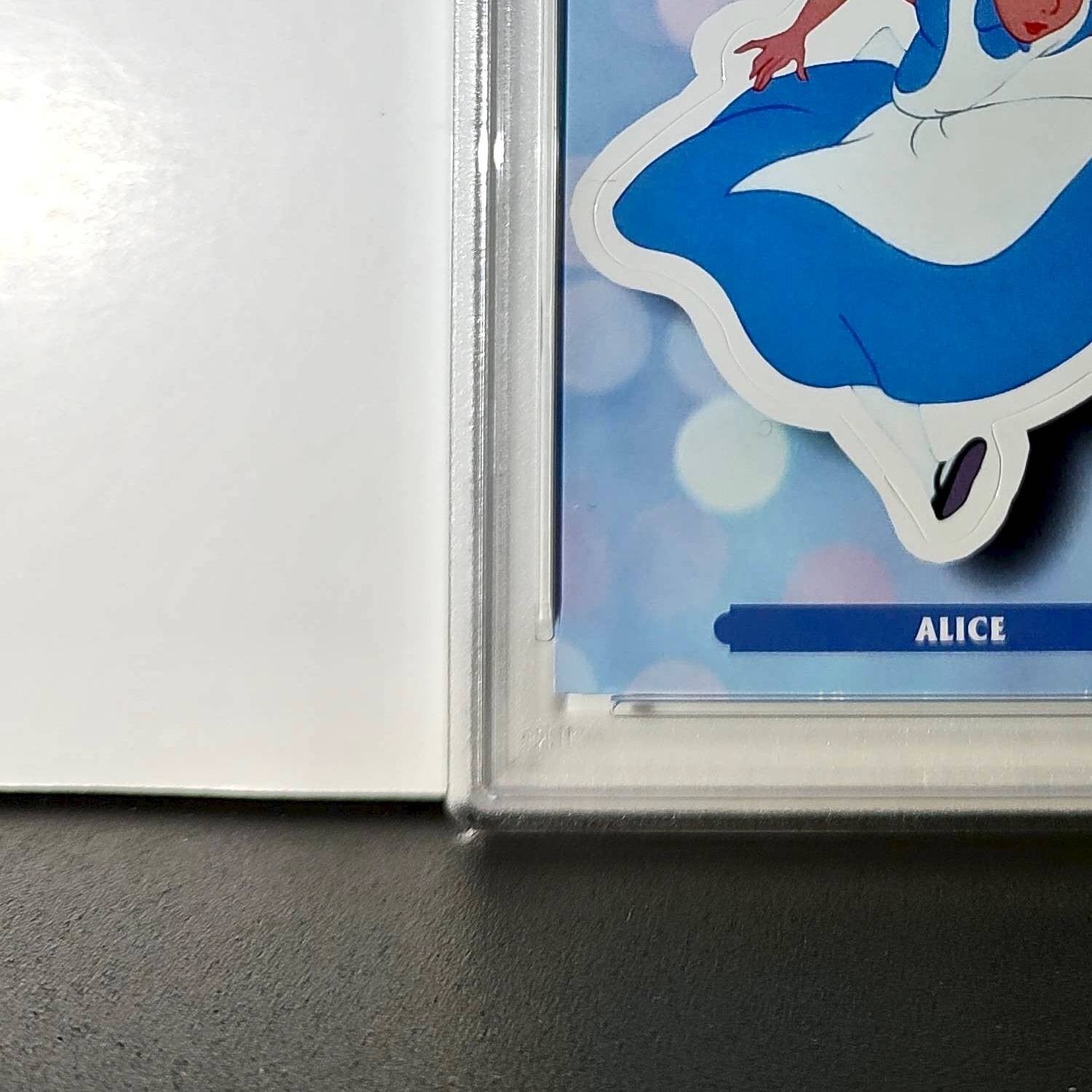 Alice 2025 Topps Disney #ES-6 Enchanted Sticker Card Alice in Wonderland PSA 9