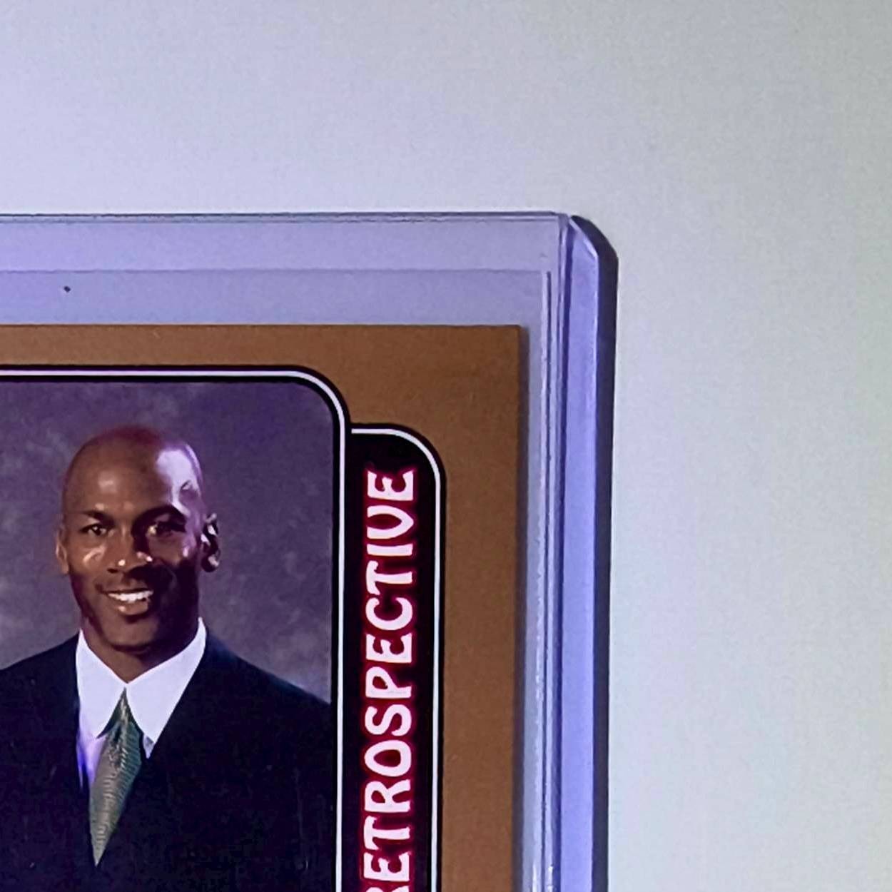 Michael Jordan 2008-09 Fleer Jordan Retrospective #MJ-19 Card Chicago Bulls