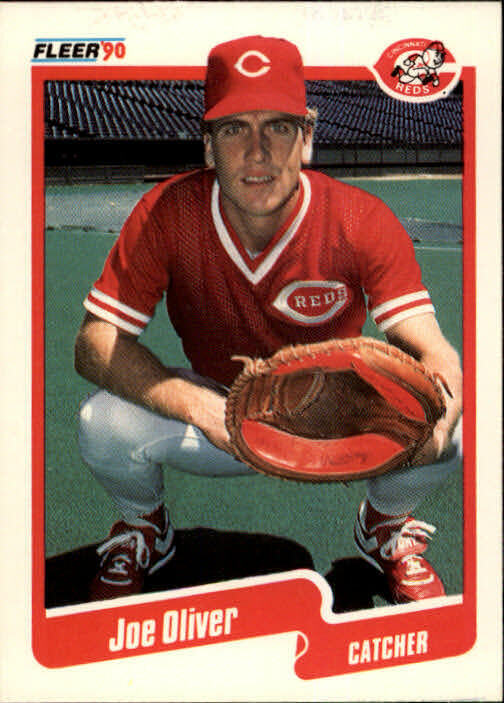 1990 Joe Oliver Fleer Baseball Card #426