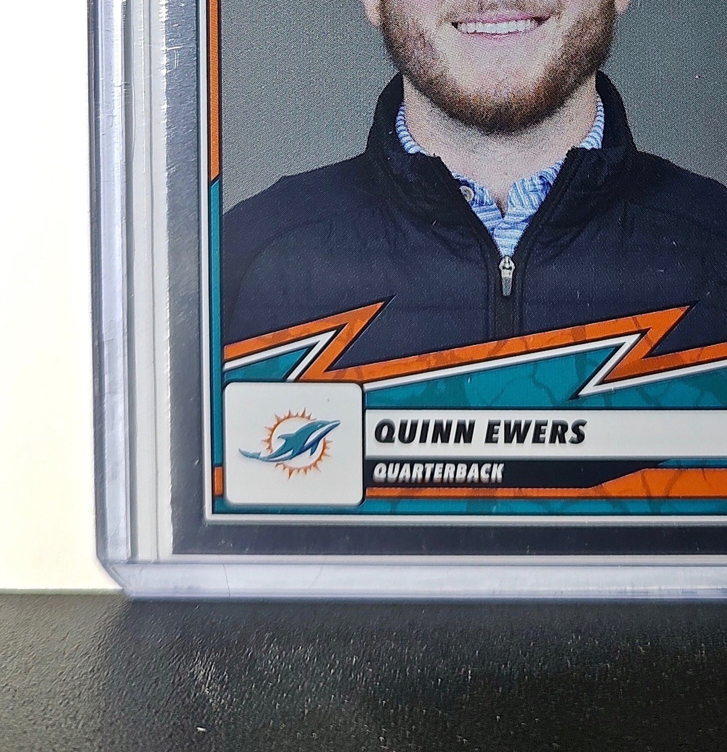 Quinn Ewers Rookie 2025 Panini NFL #100 Foil Sticker Card Miami Dolphins