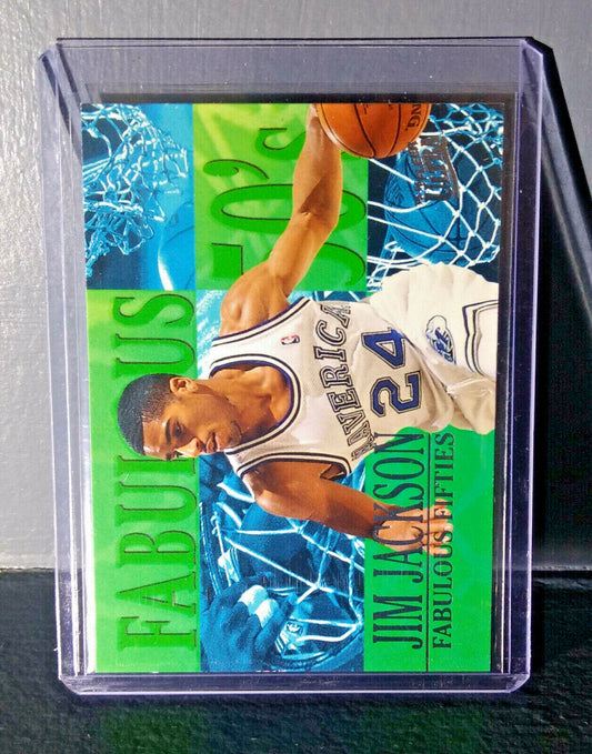 1995-96 Jim Jackson Fleer Ultra Fabulous Fifties #4 Basketball Card