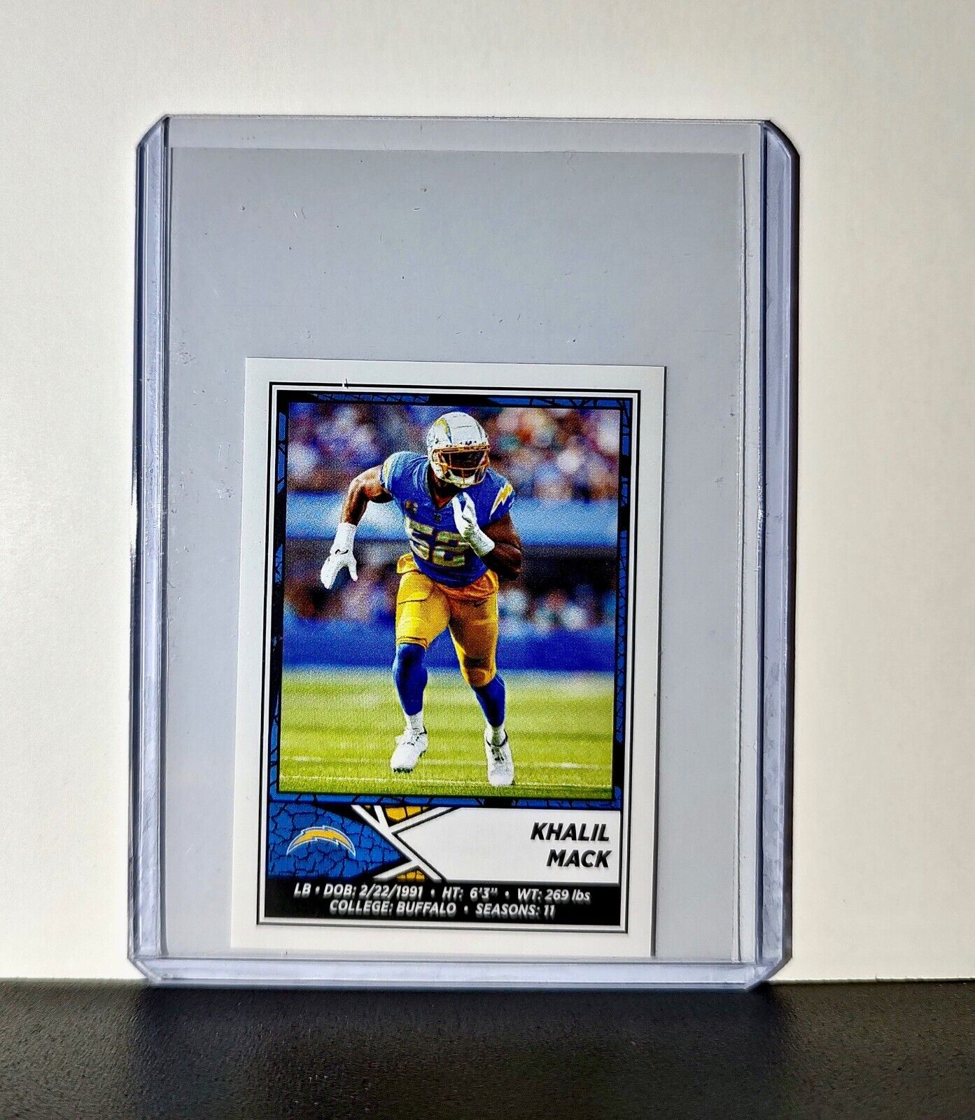 Khalil Mack 2024 Panini NFL Sticker #290 Los Angeles Chargers