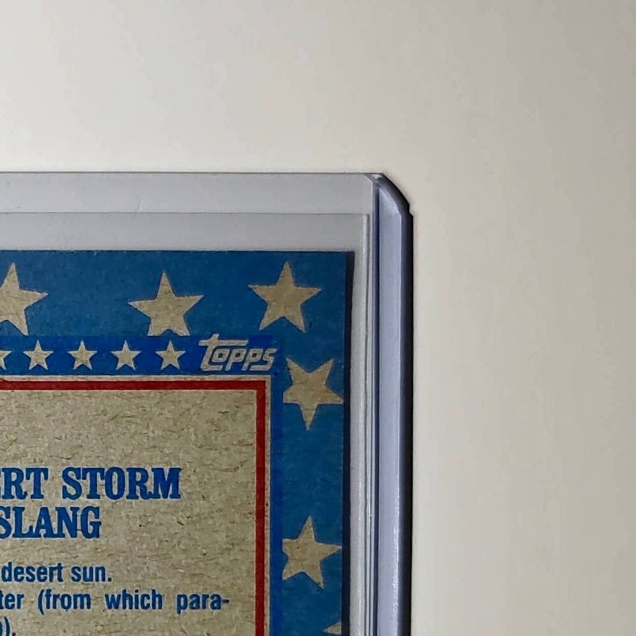 Desert Storm Slang 1991 Topps Desert Storm #145 Card