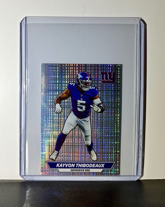 Kayvon Thibodeaux 2024 Panini NFL Sticker #314 Foil New York Giants
