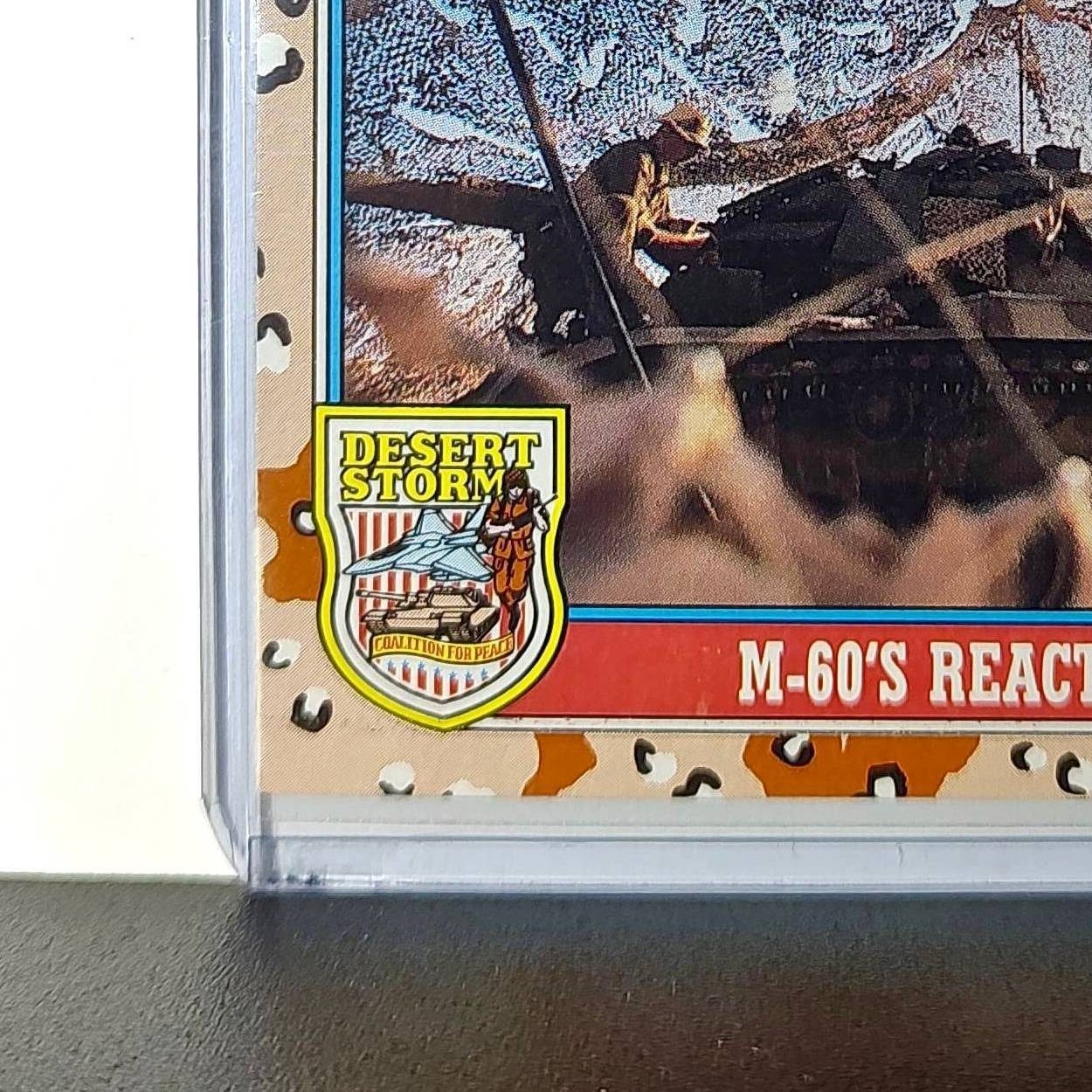M-60 Reactive Armor 1991 Topps Desert Storm #106 Card