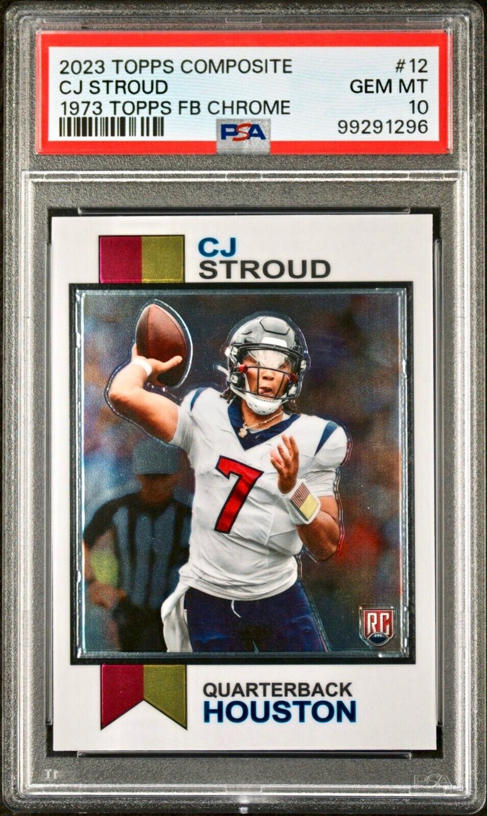 CJ Stroud 2023 Topps Chrome 1973 Rookie NFL #1973-12 Football Card PSA 10 Gem