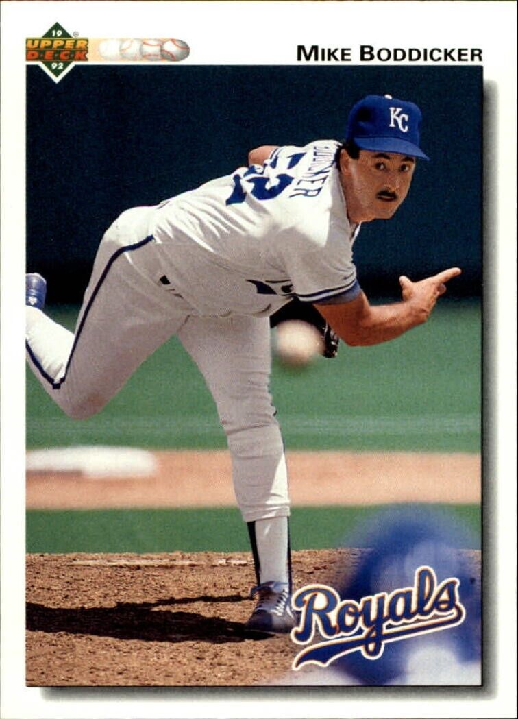 Mike Boddicker 1992 Upper Deck MLB #213 Baseball Card Kansas City Royals