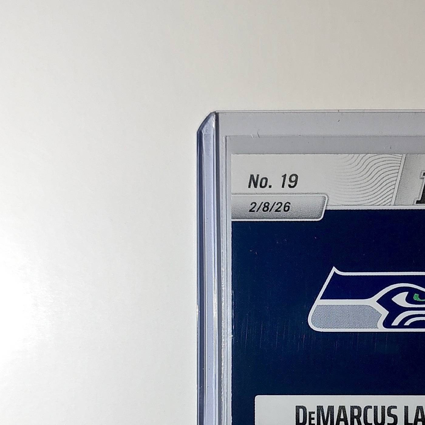 DeMarus Lawrence 2026 Panini NFL Super Bowl LIX Champions #19 Seattle Seahawks