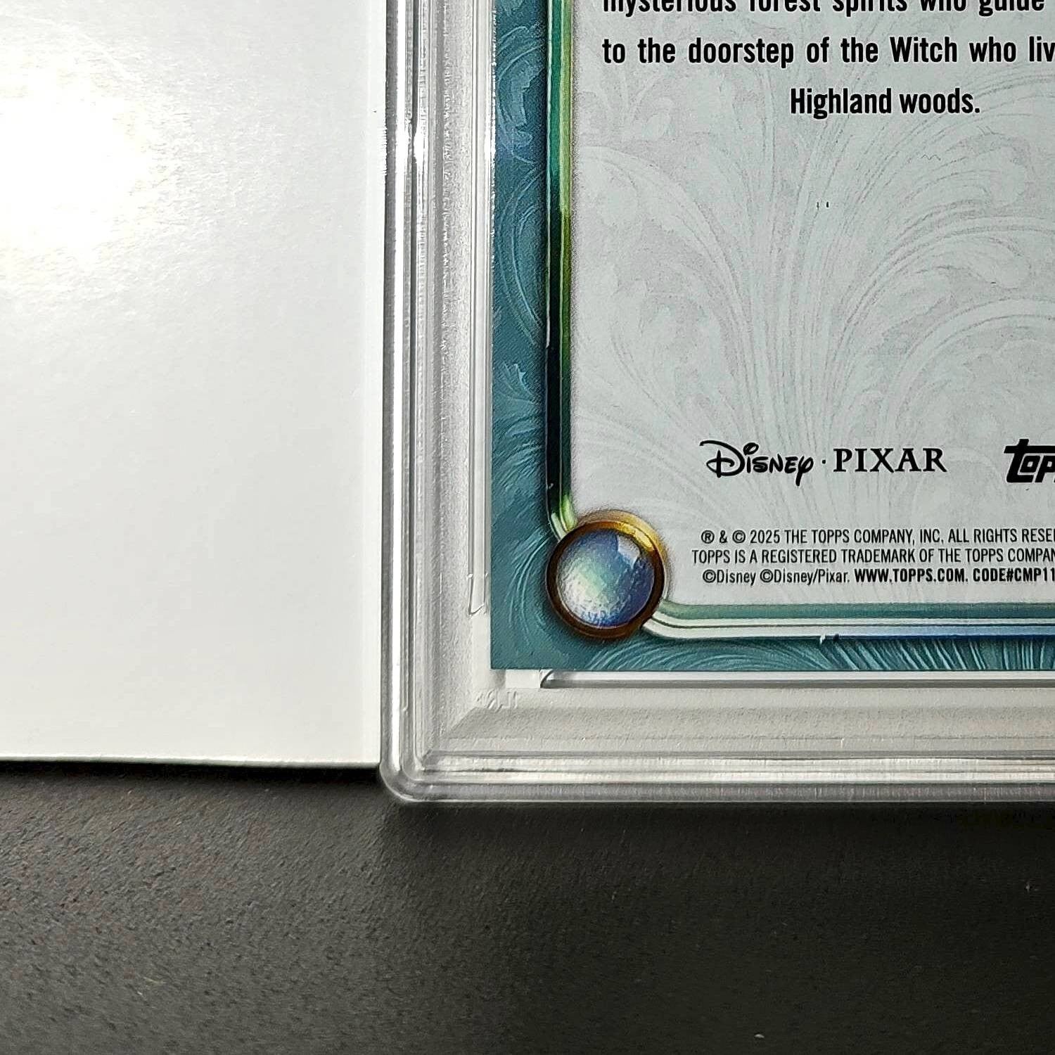 Will O' The Wisps 2025 Topps Disney Wonder #146 Diamond Card Brave PSA 9