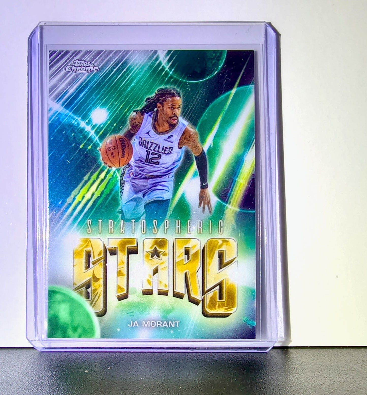 Ja Morant 2025-26 NBA Topps Chrome Update Stratospheric Stars #ST-16 Grizzlies