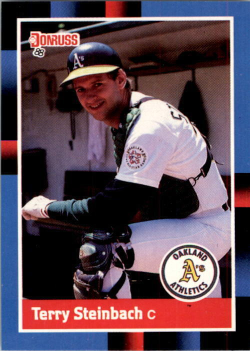 1988 Terry Steinbach Donruss Baseball Card #158