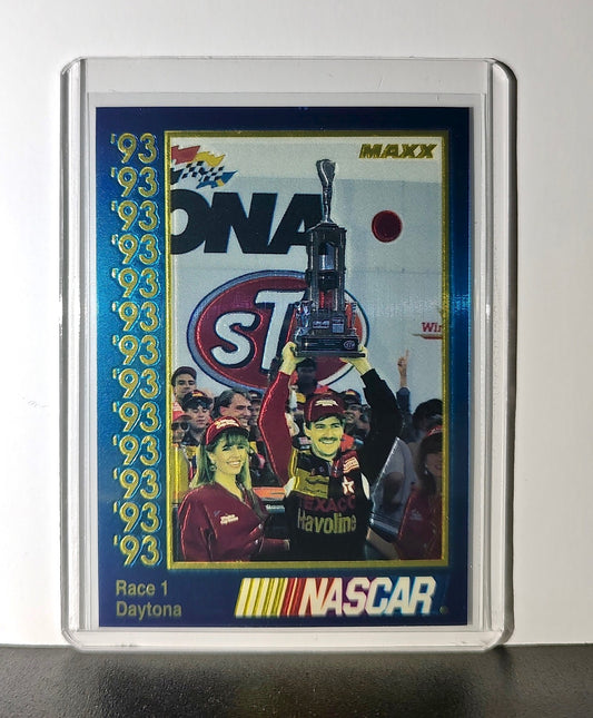 Race 1 Daytona YR 1993 Maxx Premier Plus Racing #179 NASCAR Card