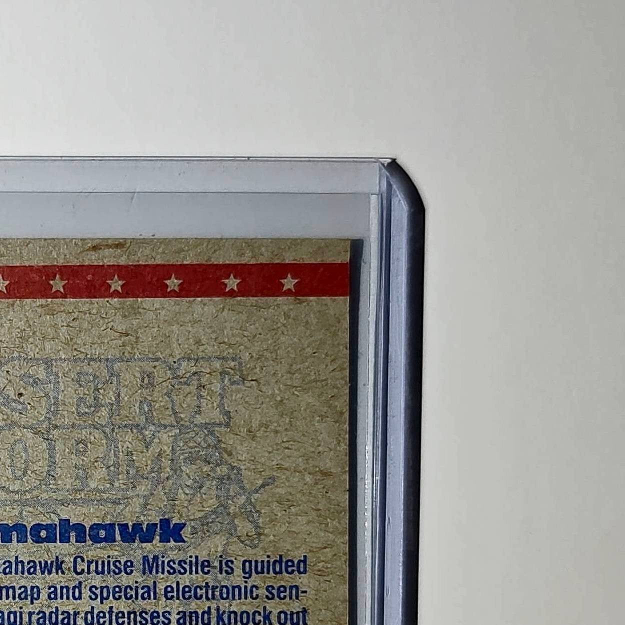 Tomahawk Missile in Flight 1991 Topps Desert Storm #47 Card