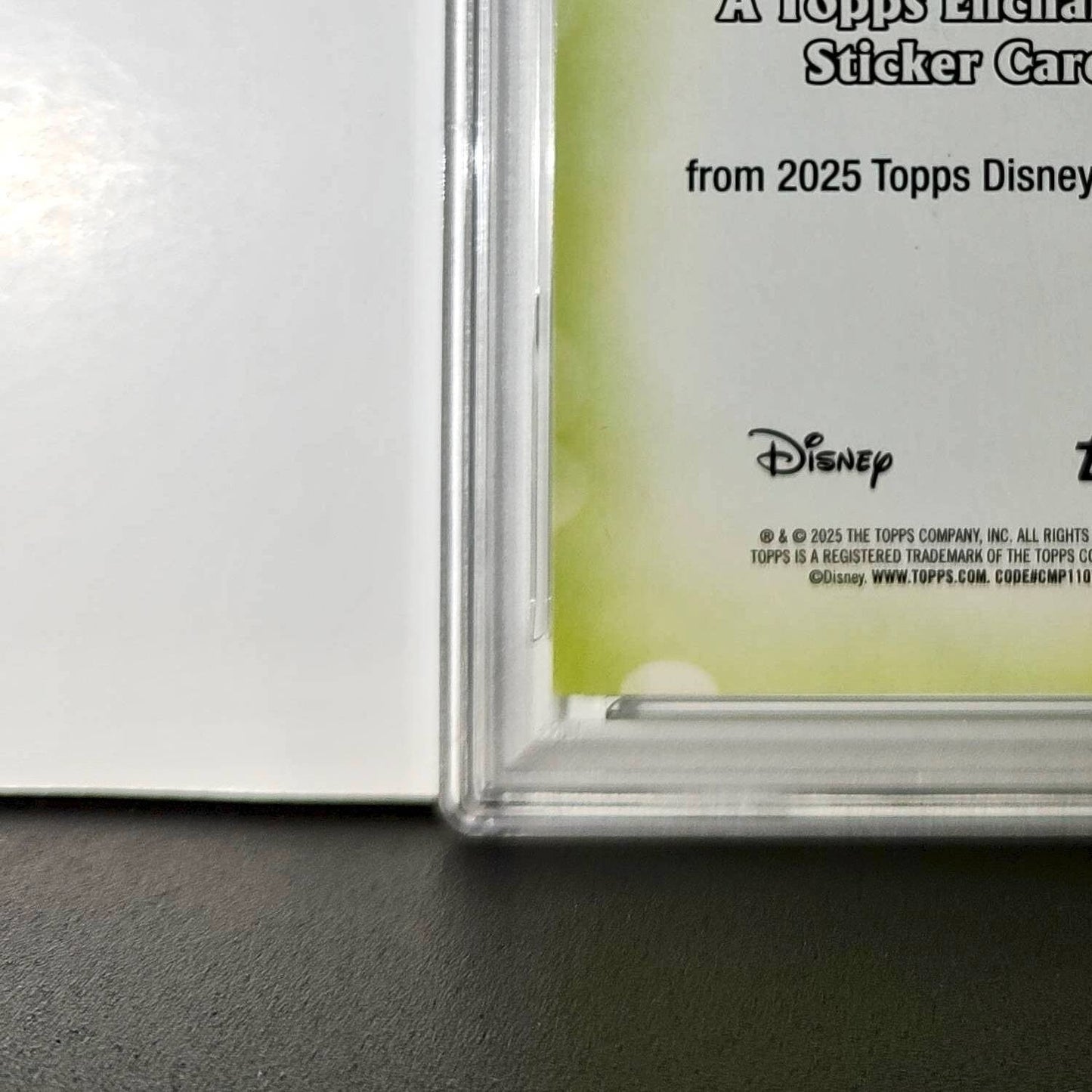 Tinker Bell 2025 Topps Disney #ES-9 Enchanted Sticker Card Peter Pan PSA 9 MT