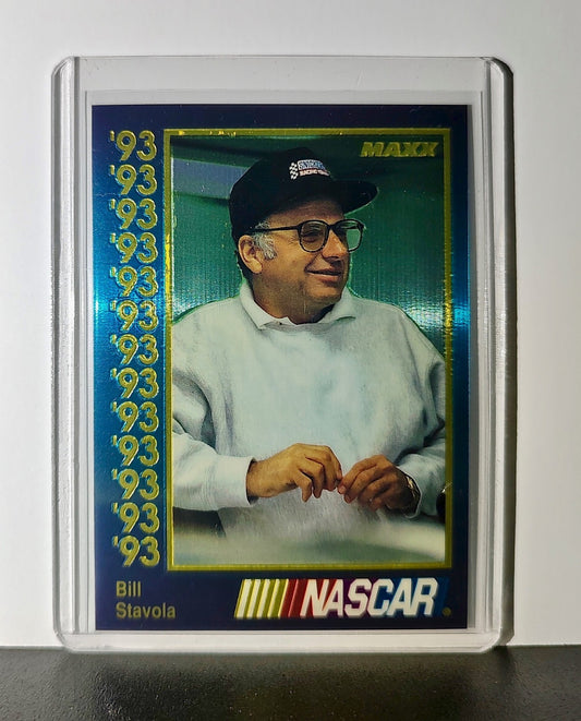 Bill Stavola 1993 Maxx Premier Plus Racing #110 NASCAR Stavola Brothers Racing