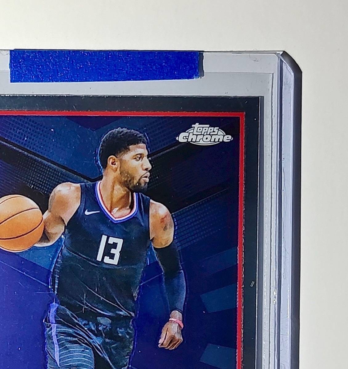 Paul George 2023-24 Topps Chrome NBA #115 Card Los Angeles Lakers