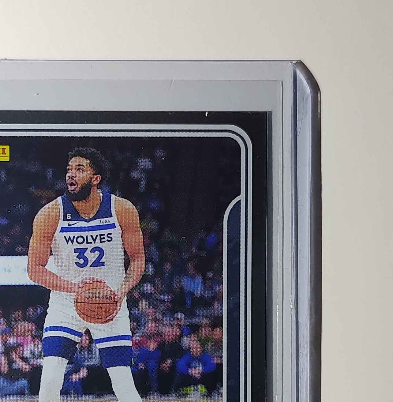 Karl-Anthony Towns 2023-24 Panini NBA Sticker Foil Card 8 Minnesota Timberwolves