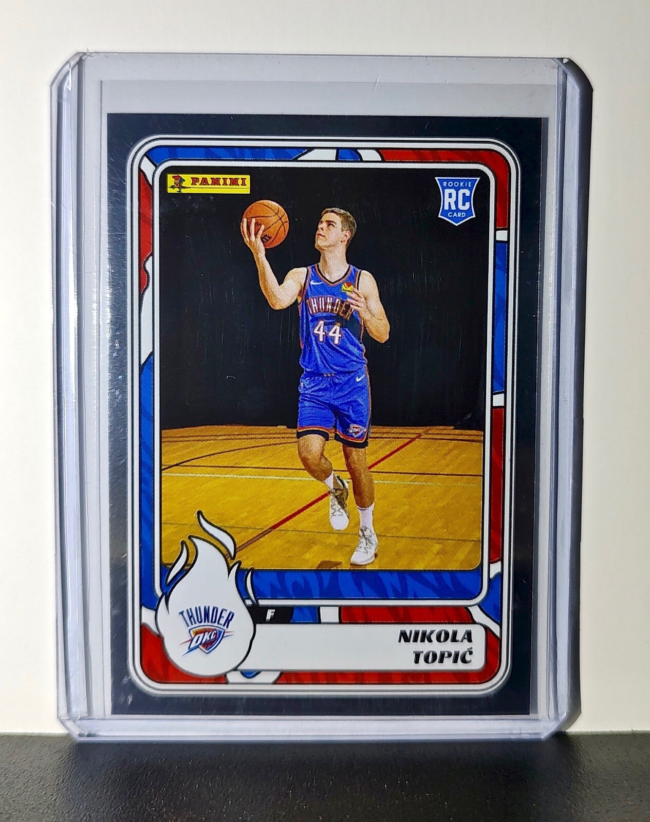 Nikola Topic Rookie 2024-25 Panini NBA #94 Foil Sticker Card Thunder