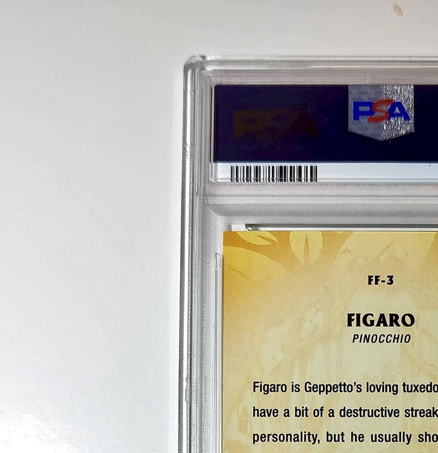 Figaro 2025 Topps Disney #FF-3 Furry Friends Card Pinocchio PSA 10