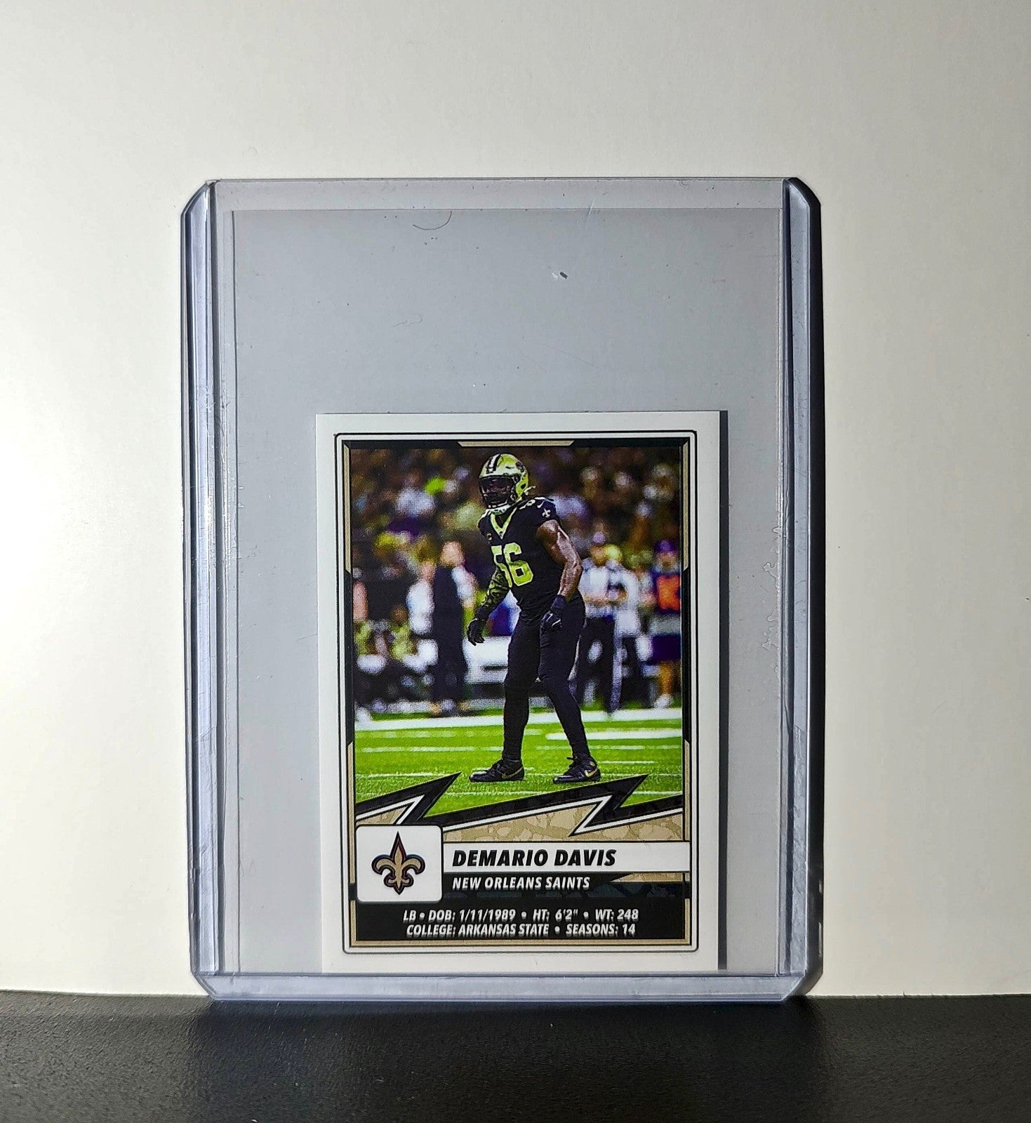 Demario Davis 2025 Panini NFL #466 Sticker New Orleans Saints