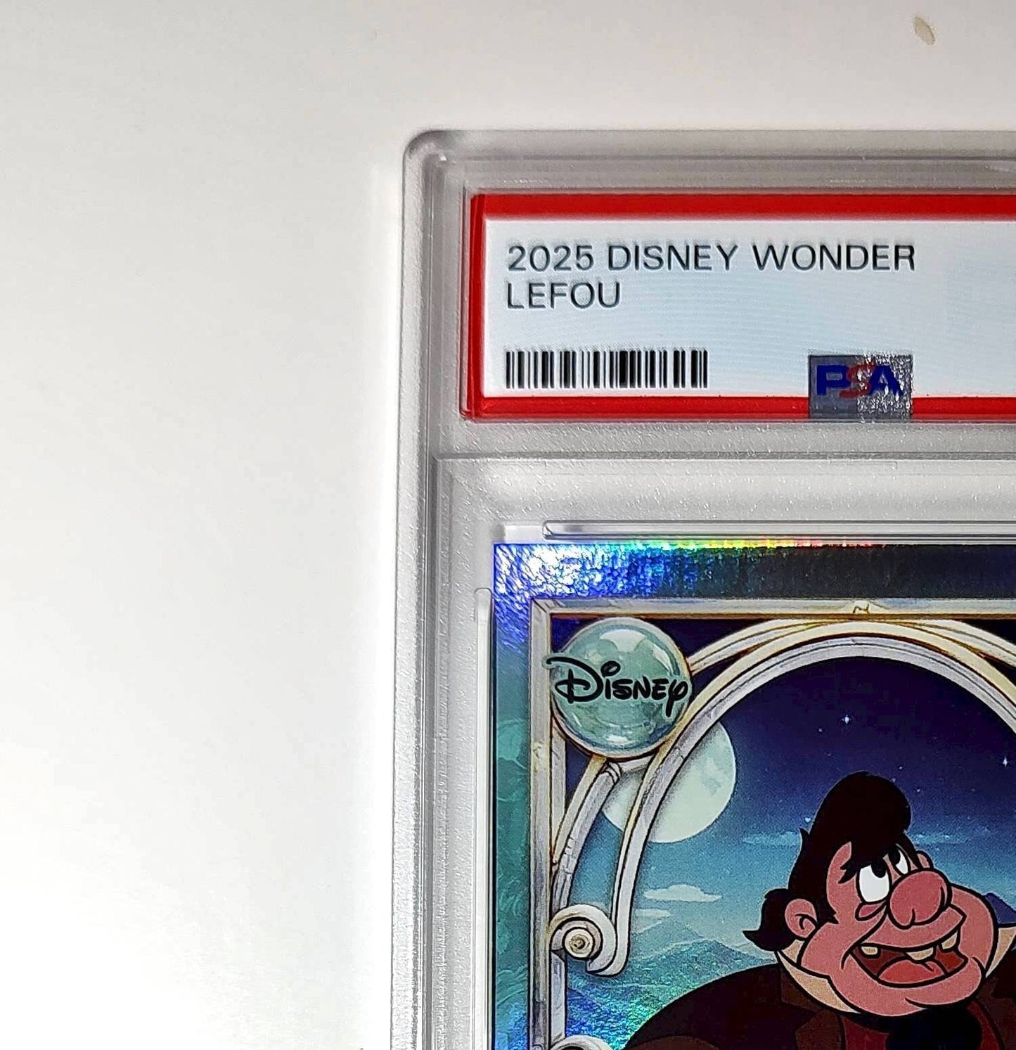 LeFou 2025 Topps Disney Wonder #127 Diamond Card Beauty and the Beast PSA 6