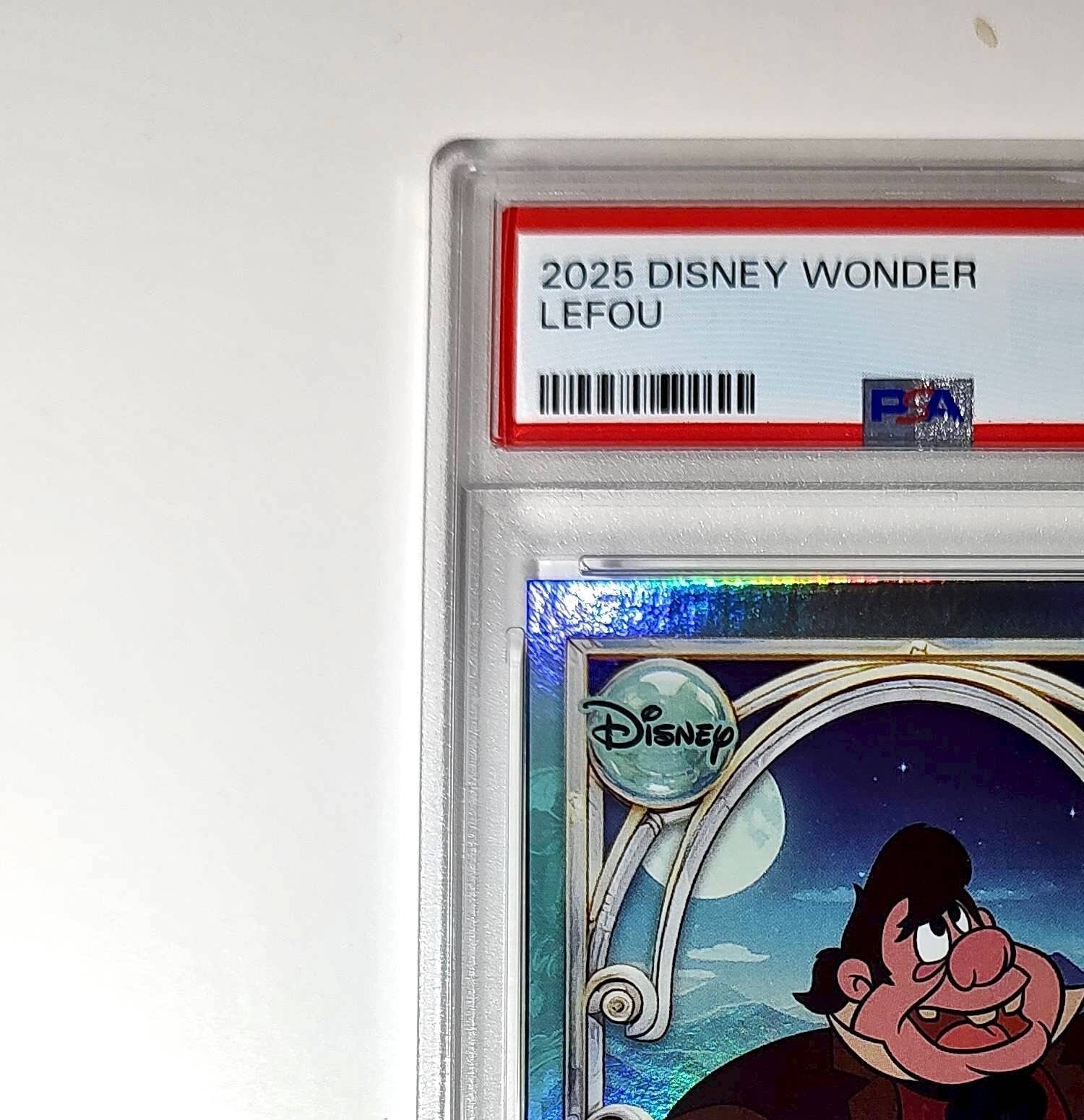 LeFou 2025 Topps Disney Wonder #127 Diamond Card Beauty and the Beast PSA 6