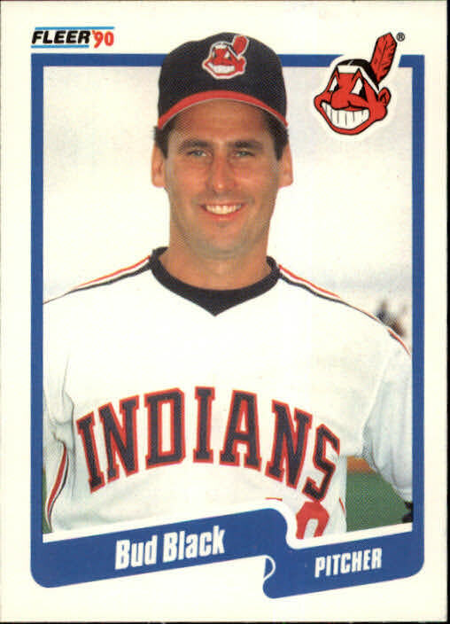 1990 Bud Black Fleer Baseball Card #486