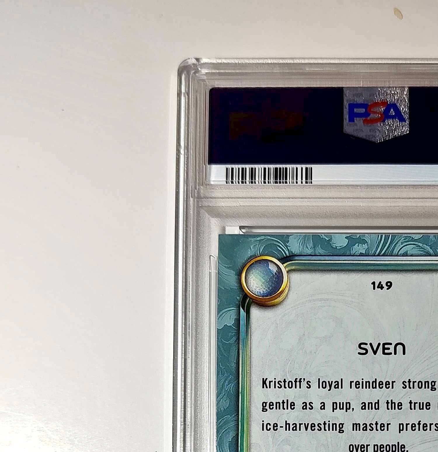 Sven 2025 Topps Disney Wonder #149 Diamond Card Frozen PSA 8