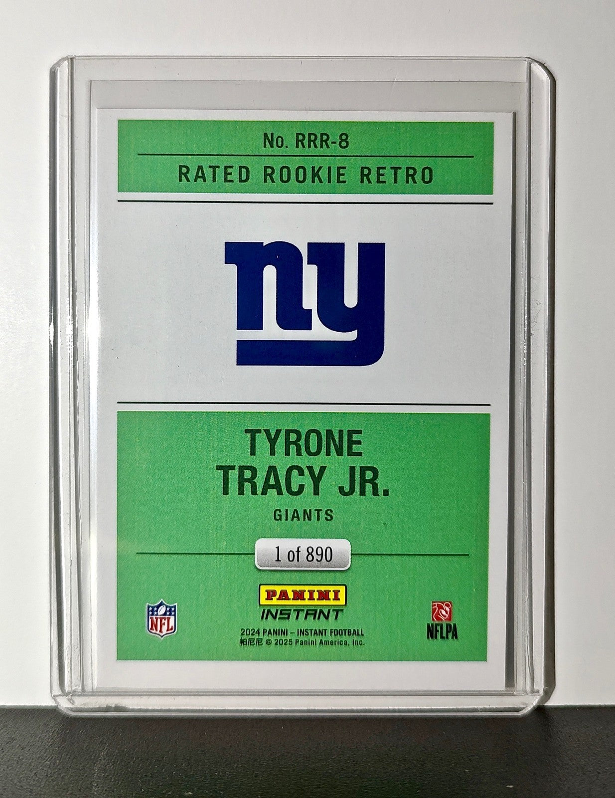 Tyrone Tracy Jr. Rookie 2024 Panini Rated Rookie Retro NFL #8 Packers 1 of 890