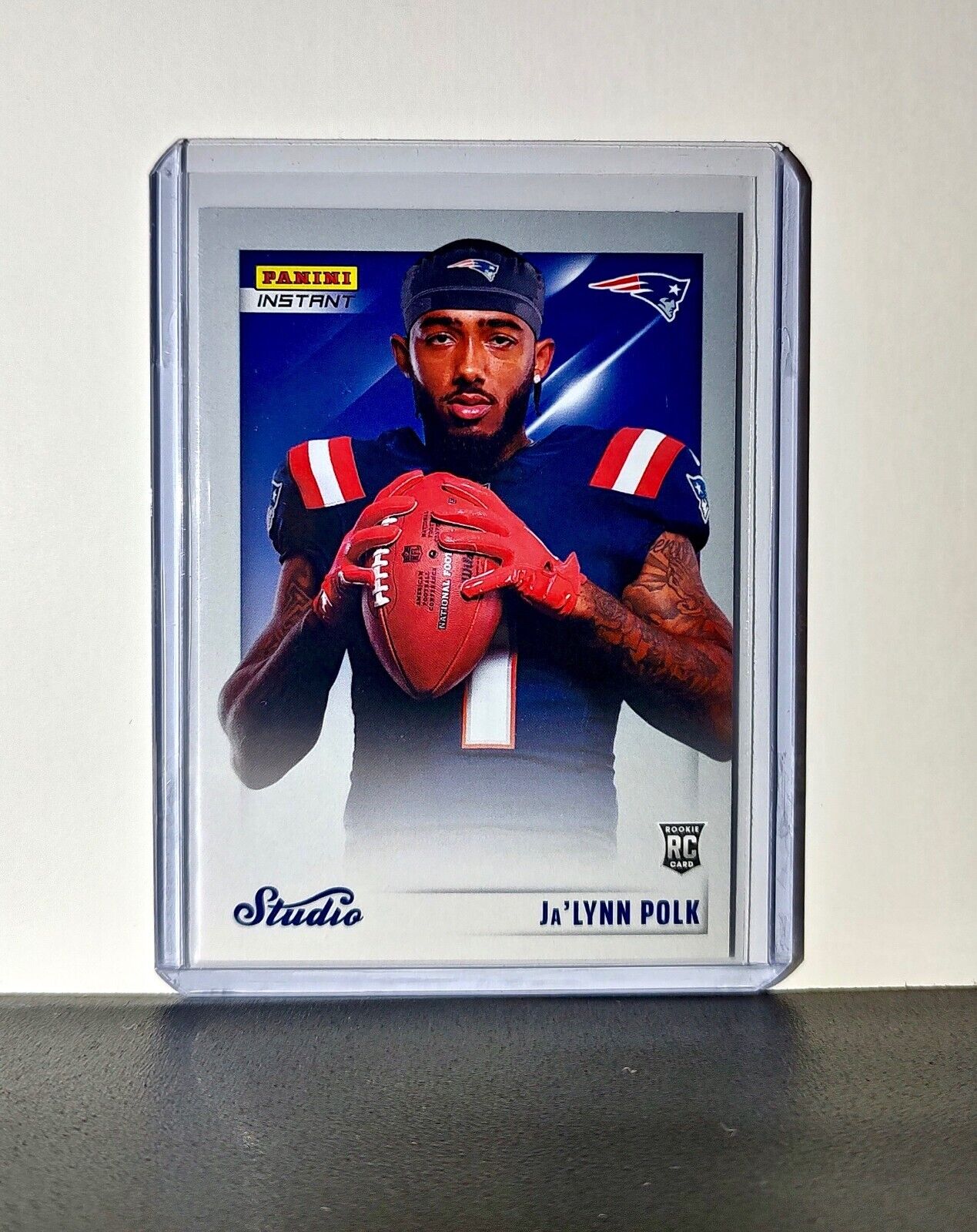 Ja'Lynn Polk 2024 Panini NFL Studio Rookies #10 Card New England Patriots 1/1672