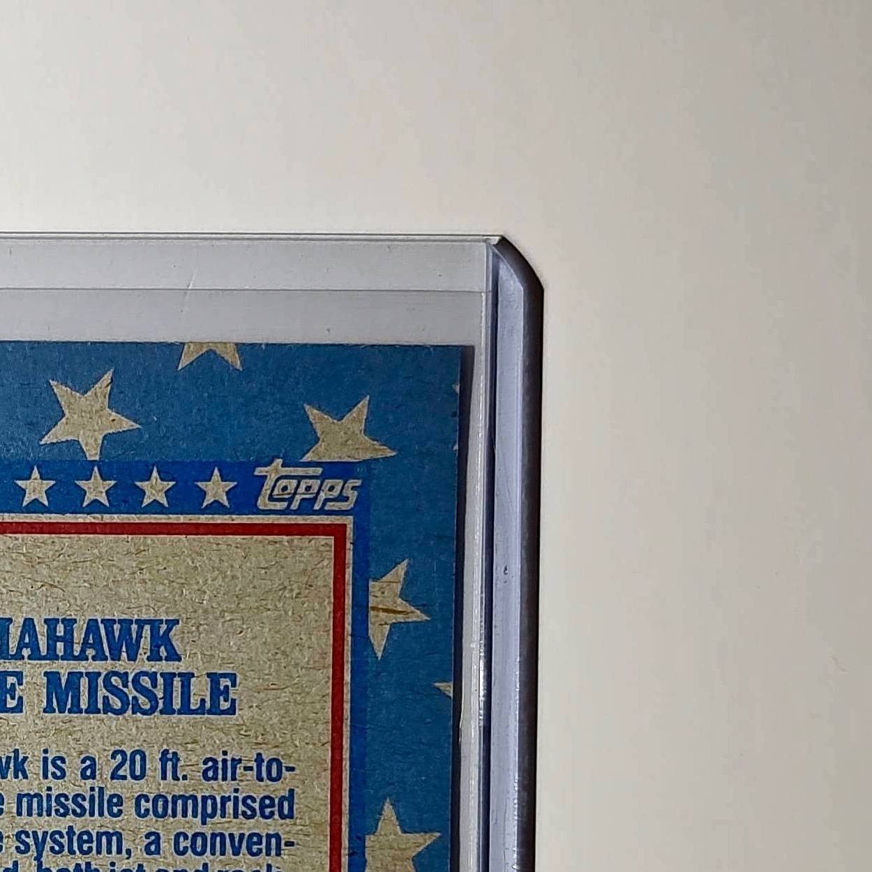 Tomahawk Cruise Missile 1991 Topps Desert Storm #167 Card