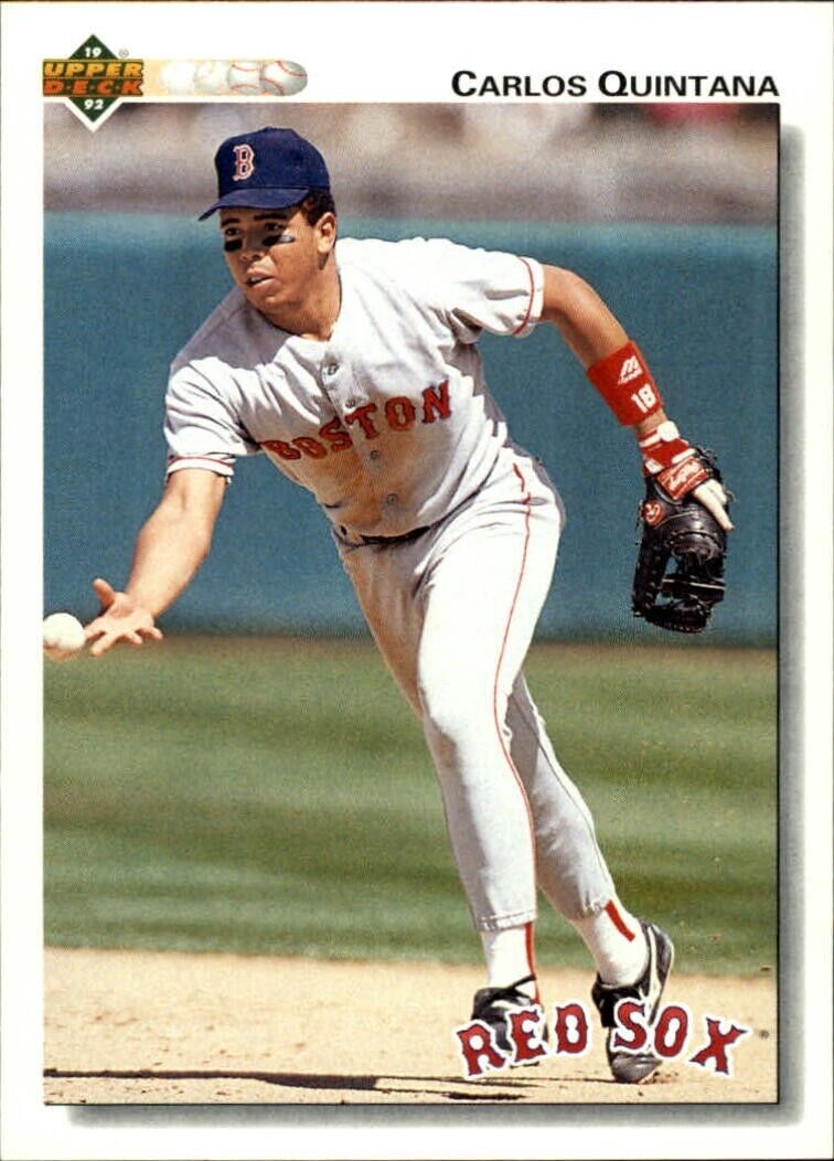 Carlos Quintana 1992 Upper Deck MLB #421 Baseball Card Boston Red Sox