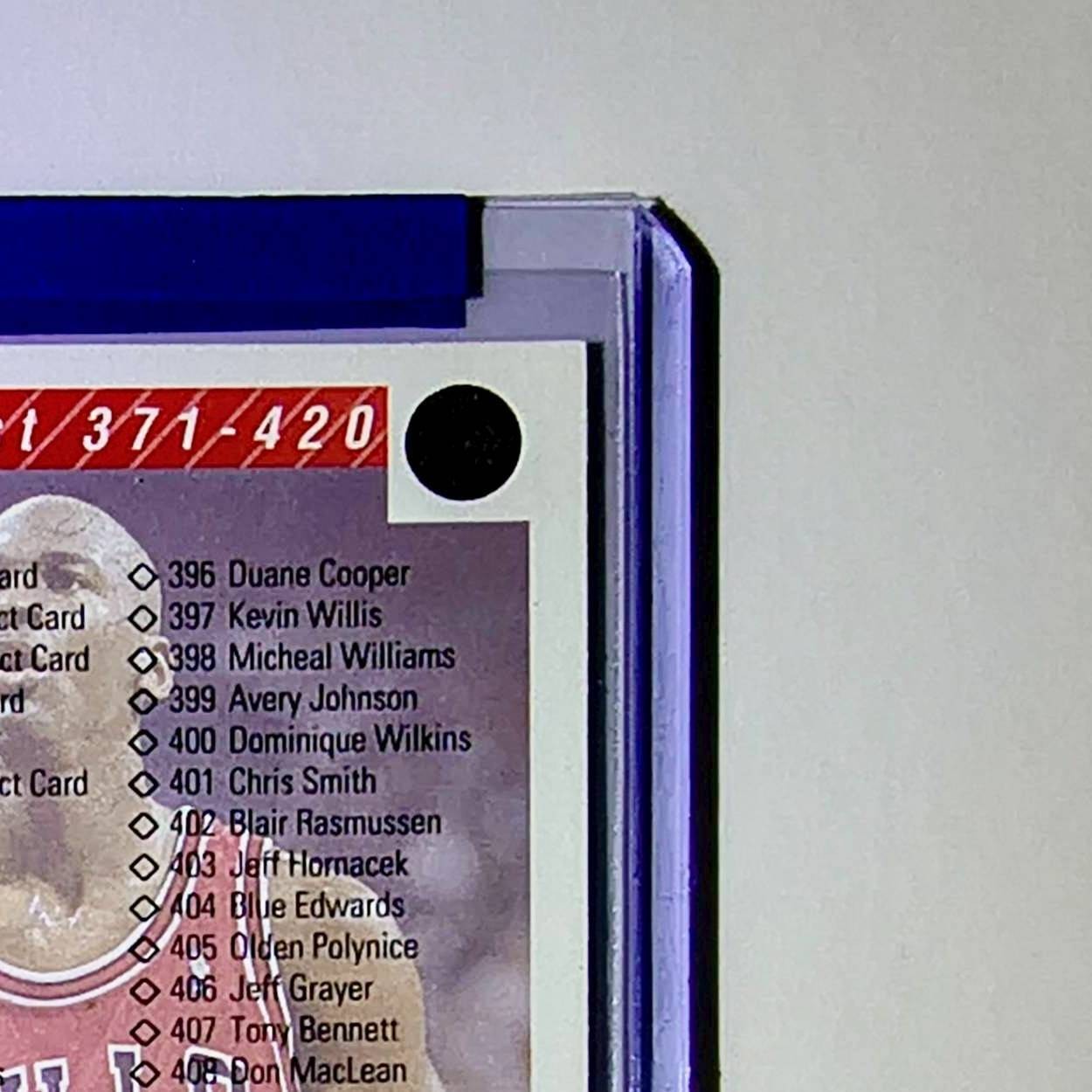 Michael Jordan 1992-93 Upper Deck Checklist #419 Basketball Card Chicago Bulls