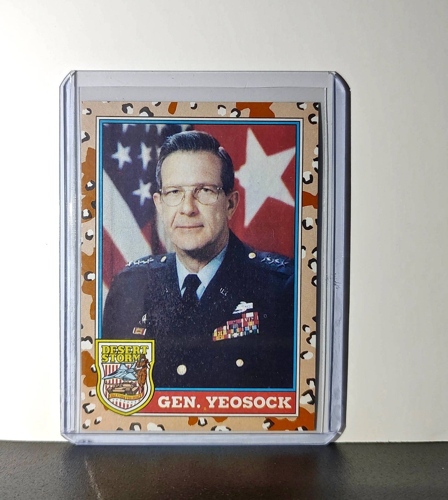 General John Yeosock 1991 Topps Desert Storm #161 Card
