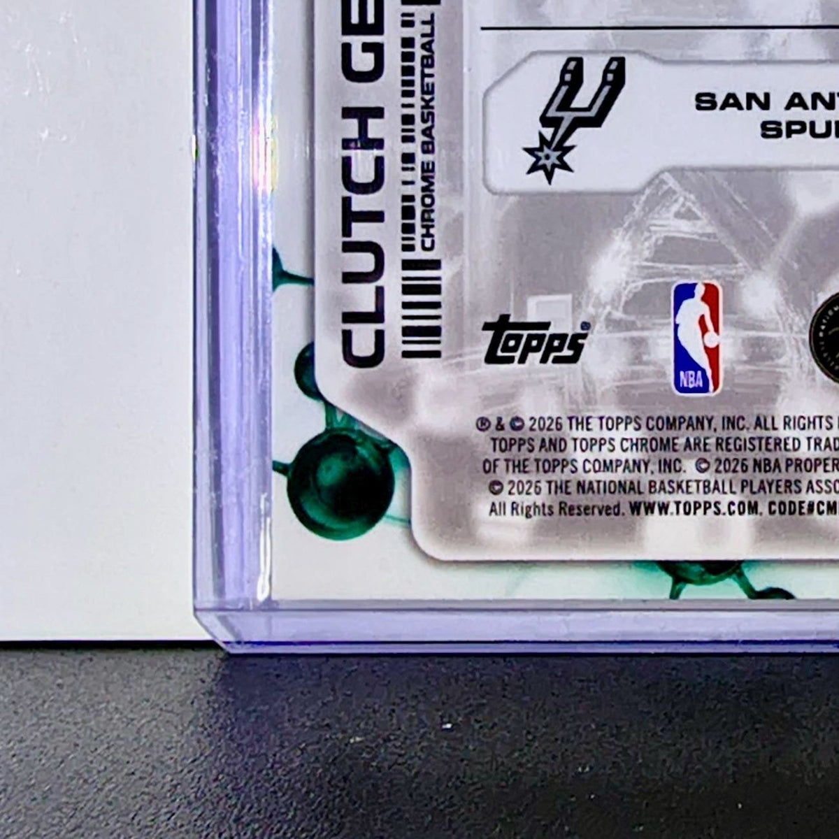 Dylan Harper Rookie 2025-26 NBA Topps Chrome Update Clutch Gene #CG-12 Card