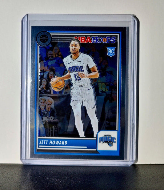 Jett Howard 2023-24 Panini Premium Stock NBA Hoops #129 Card Rookie Magic