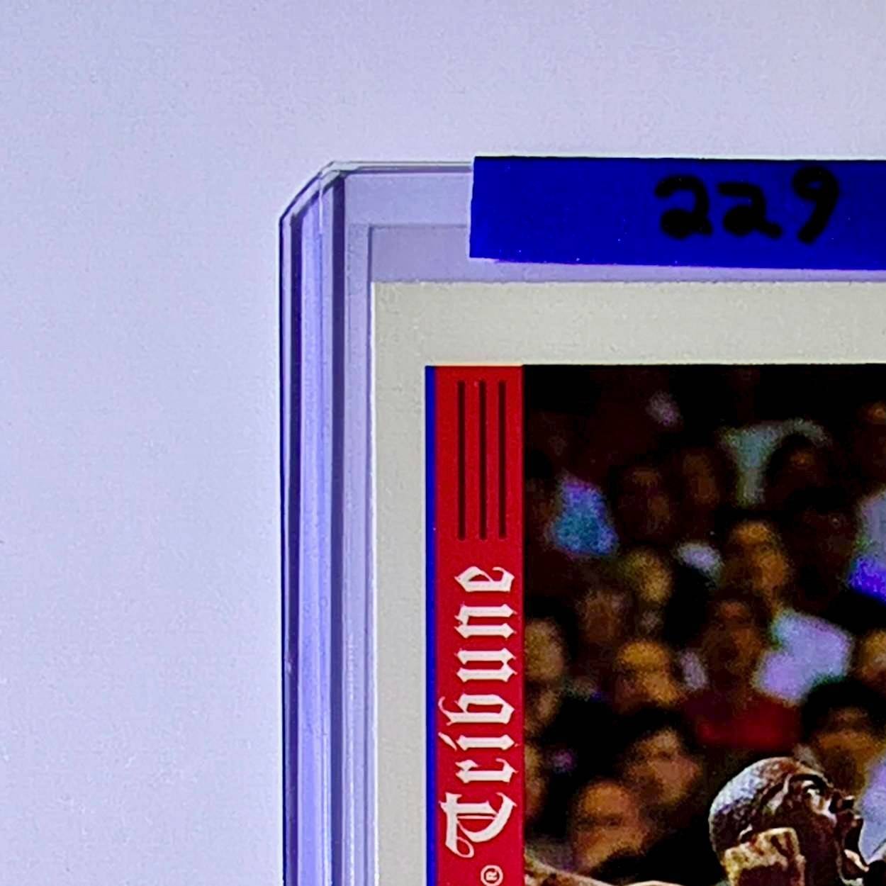 Michael Jordan 1992-93 NBA Hoops Tribune #TR1 Basketball Card Chicago Bulls