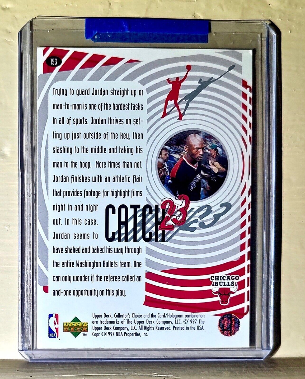 Michael Jordan 1997-98 Upper Deck NBA Collector's Choice #193 Basketball Card