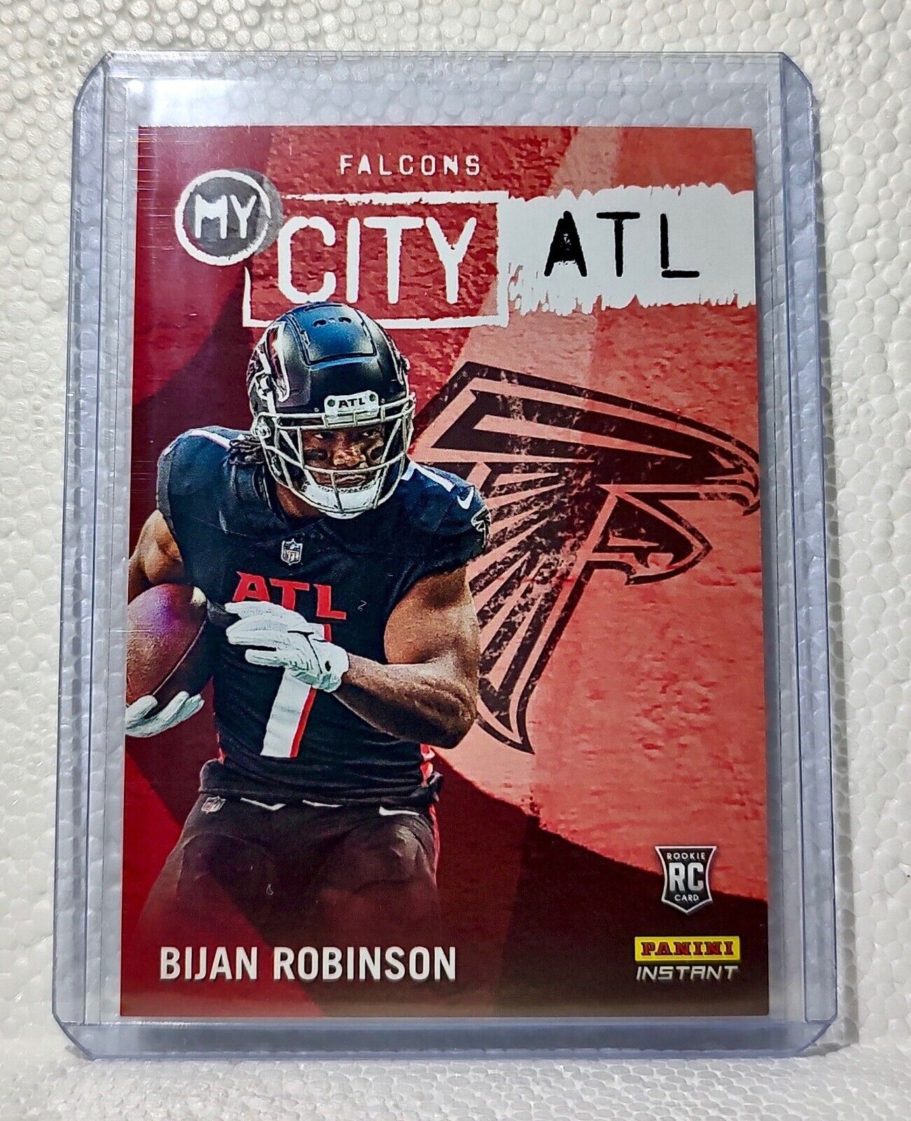 Bijan Robinson 2023 Panini NFL #25 My City Football Card Falcons 1/344